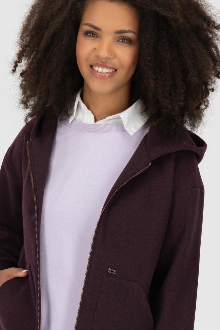 ALIFE AND KICKIN ALIFE AND KICKIN LilithAK J Winterjacke Damen - aubergine melange - 3 | SportScheck