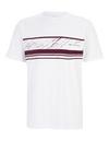 JOY sportswear SASHA T-Shirt Herren - white / redwood print