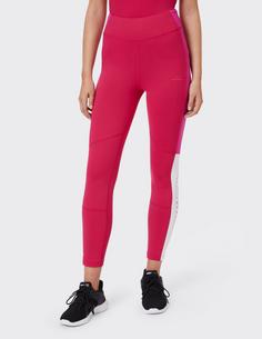 Rückansicht von VENICE BEACH VB Clifia Trainingshose Damen ruby red_virtual pink