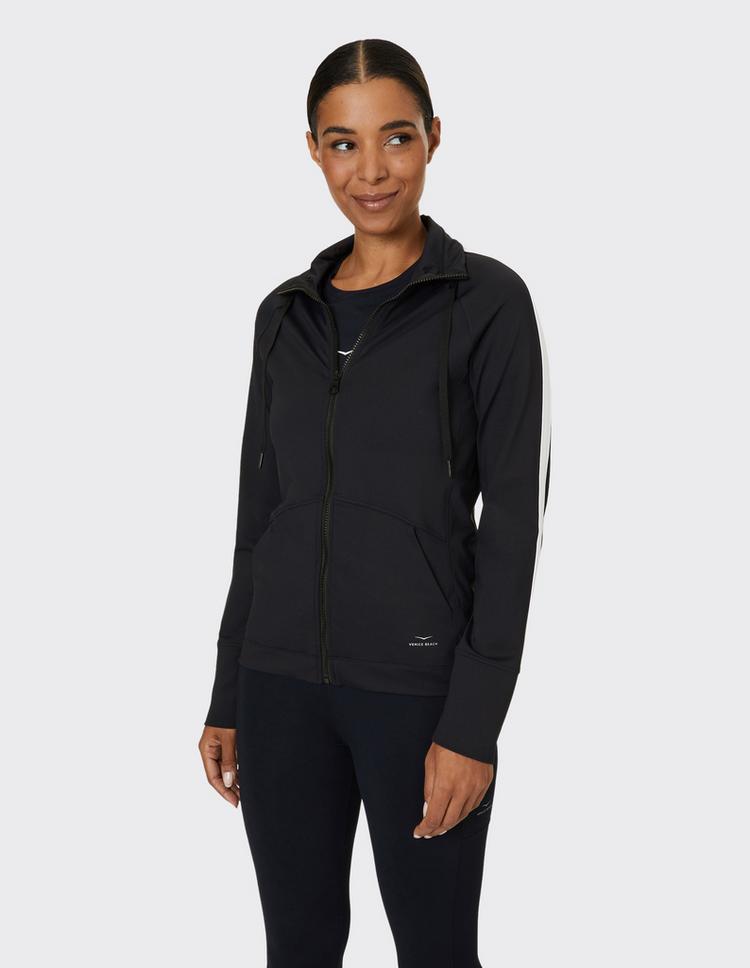 VENICE BEACH VENICE BEACH VB Morris Trainingsjacke Damen - black_white - 0 | SportScheck