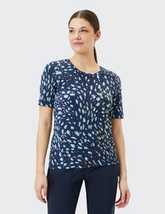 Rückansicht von JOY sportswear MAGALIE T-Shirt Damen malachite print