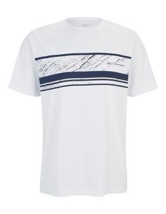 JOY sportswear SASHA T-Shirt Herren white / marine print