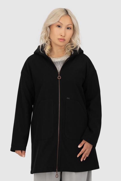 Rückansicht von ALIFE AND KICKIN LilithAK J Winterjacke Damen moonless