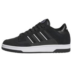 adidas Rapid Court Low Schuh Sneaker Core Black / Carbon / Cloud White