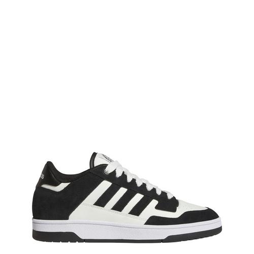 Rückansicht von adidas Rapid Court Low Schuh Sneaker Core Black / Cloud White / Cloud White