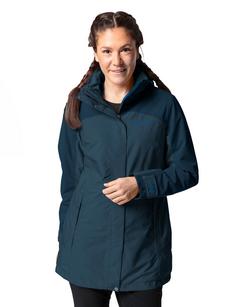 Rückansicht von VAUDE Women's Skomer Winter Parka II Outdoorjacke Damen dark sea/blue