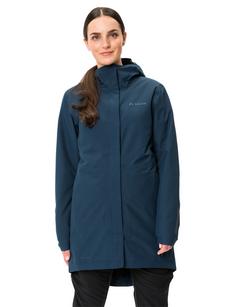 Rückansicht von VAUDE Women's Cyclist padded Parka II Outdoorjacke Damen dark sea