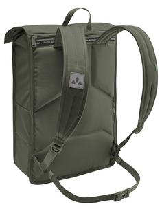 Rückansicht von VAUDE Rucksack Coreway Rolltop 20 Daypack khaki