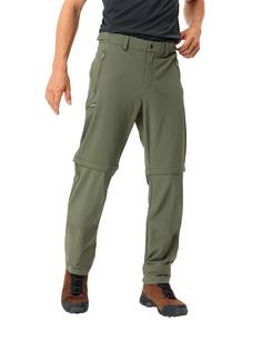 Rückansicht von VAUDE Men's Farley Stretch T-Zip Pants III Funktionshose Herren cedar wood