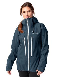 Rückansicht von VAUDE Women's Monviso 3L Jacket Outdoorjacke Damen dark sea