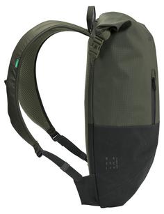 Rückansicht von VAUDE Rucksack CityGo 18 Daypack khaki