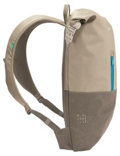 Rückansicht von VAUDE Rucksack CityGo 18 Daypack linen