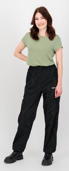 Rückansicht von DEPROC active KORSIKA WMN Regenhose Damen black