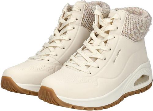 Rückansicht von Skechers Stiefelette Sneaker Damen Beige