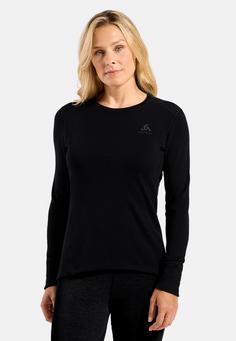 Rückansicht von Odlo MERINO 260 Funktionsshirt Damen black(15000)