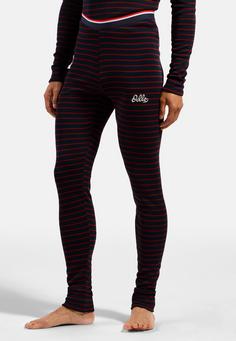 Rückansicht von Odlo ACTIVE WARM ORIGINALS ECO STRIPES Thermounterhose Herren 21014