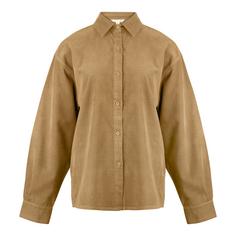 RUSTY TAMMY CORD SHIRT Langarmbluse Damen Pale Mustard