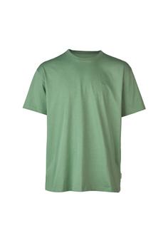 Cleptomanicx Ligull Boxy 2 T-Shirt Herren Comfrey Green