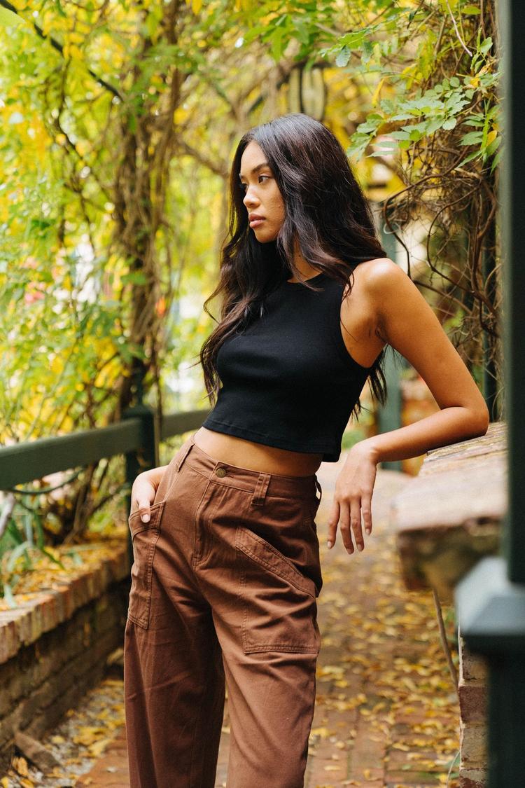 RUSTY RUSTY BLANKS RACER TANK Tanktop Damen - Black - 2 | SportScheck