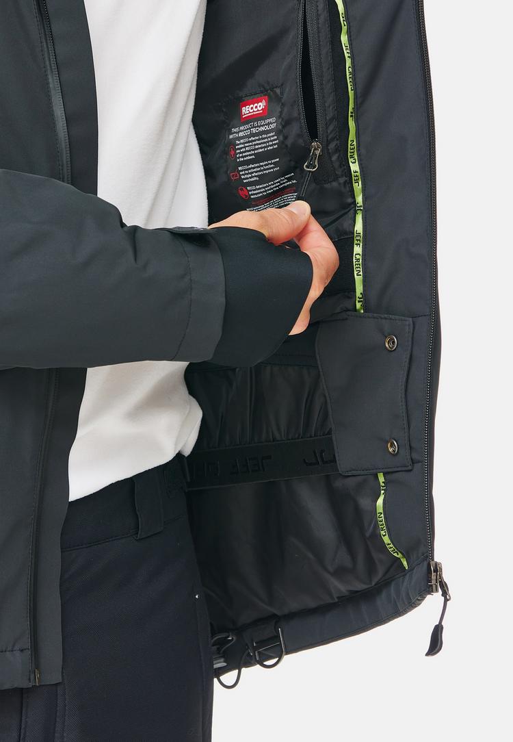 Jeff Green Jeff Green Nohr Skijacke Herren - Deep Black - 12 | SportScheck