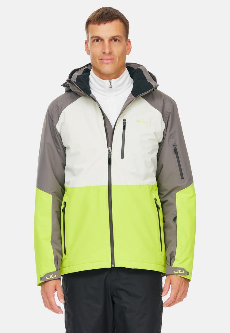 Jeff Green Jeff Green Nohr Skijacke Herren - Dark Gull/Silver Birch/Lime Punch - 0 | SportScheck