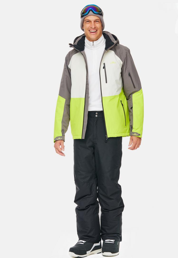 Jeff Green Jeff Green Nohr Skijacke Herren - Dark Gull/Silver Birch/Lime Punch - 2 | SportScheck