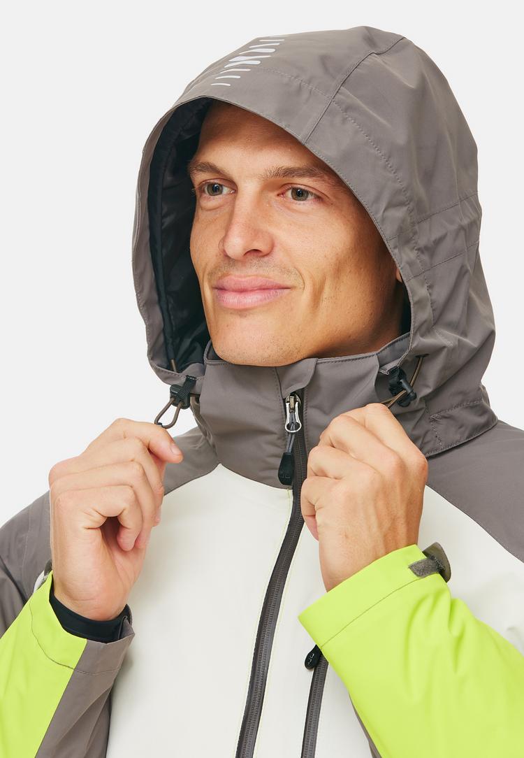 Jeff Green Jeff Green Nohr Skijacke Herren - Dark Gull/Silver Birch/Lime Punch - 5 | SportScheck