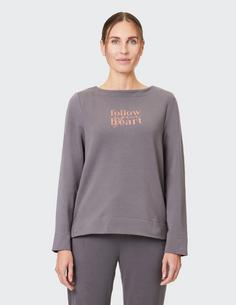 Rückansicht von JOY sportswear LINA Sweatshirt Damen soft taupe