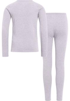 Rückansicht von Odlo ACTIVE WARM ECO TREND KIDS HERITAGE Wäscheset misty lilac(21091)