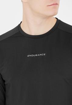 Rückansicht von Endurance Loker Langarmshirt Herren 1001 Black