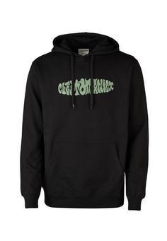 Cleptomanicx Regular Hooded Omtype Hoodie Herren Black