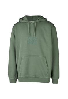 Cleptomanicx Boxy Hooded Residence Hoodie Herren Laurel Wreath