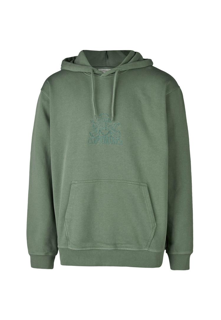 Cleptomanicx Cleptomanicx Boxy Hooded Residence Hoodie Herren - Laurel Wreath - 0 | SportScheck