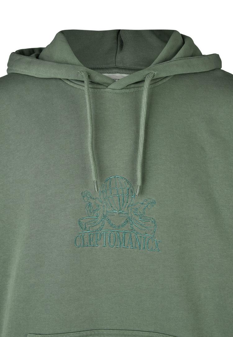 Cleptomanicx Cleptomanicx Boxy Hooded Residence Hoodie Herren - Laurel Wreath - 2 | SportScheck