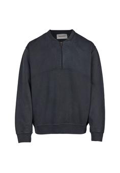 Cleptomanicx Gunter Sweatshirt Herren Blue Graphite