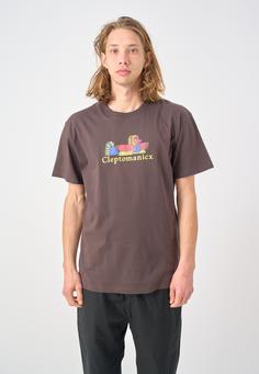 Rückansicht von Cleptomanicx Boxy Tee Sphinx Printshirt Herren Molé