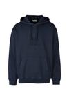 Cleptomanicx Boxy Hooded Residence Hoodie Herren - Sky Captain