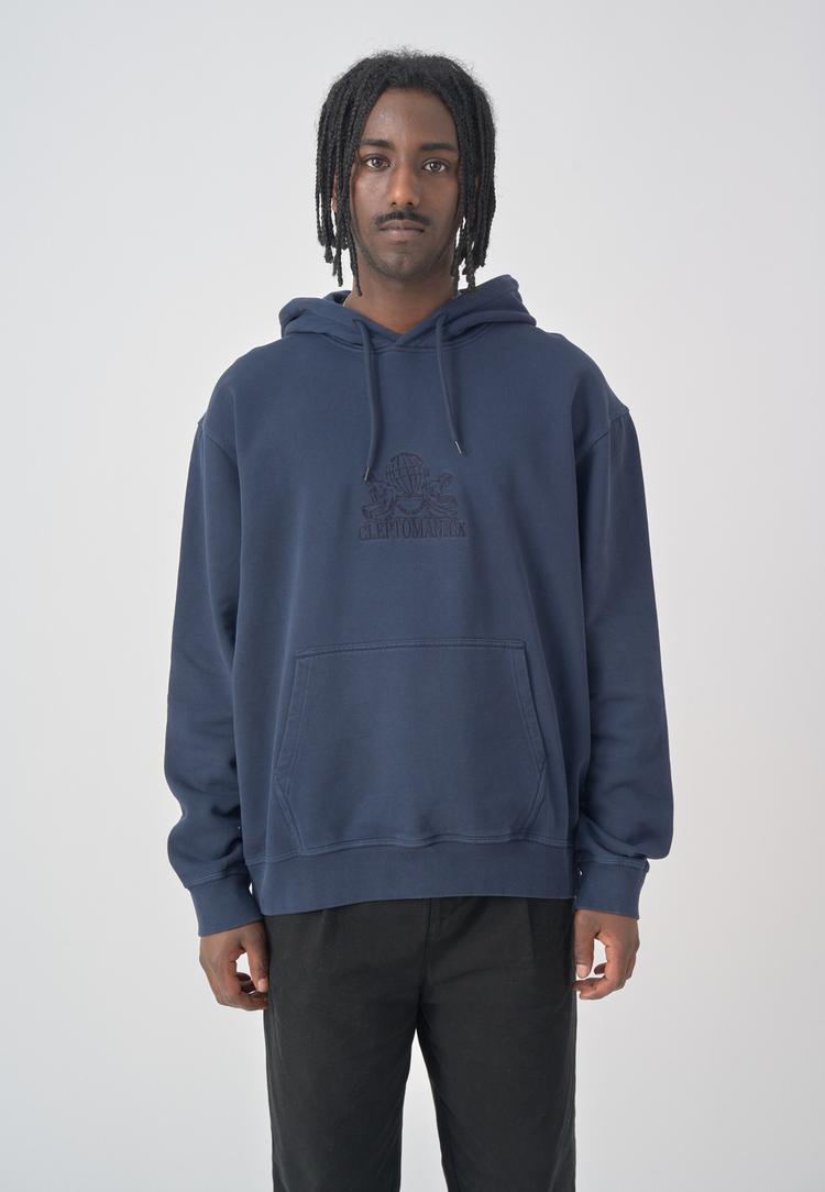 Cleptomanicx Cleptomanicx Boxy Hooded Residence Hoodie Herren - Sky Captain - 0 | SportScheck