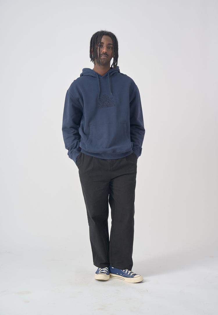 Cleptomanicx Cleptomanicx Boxy Hooded Residence Hoodie Herren - Sky Captain - 1 | SportScheck