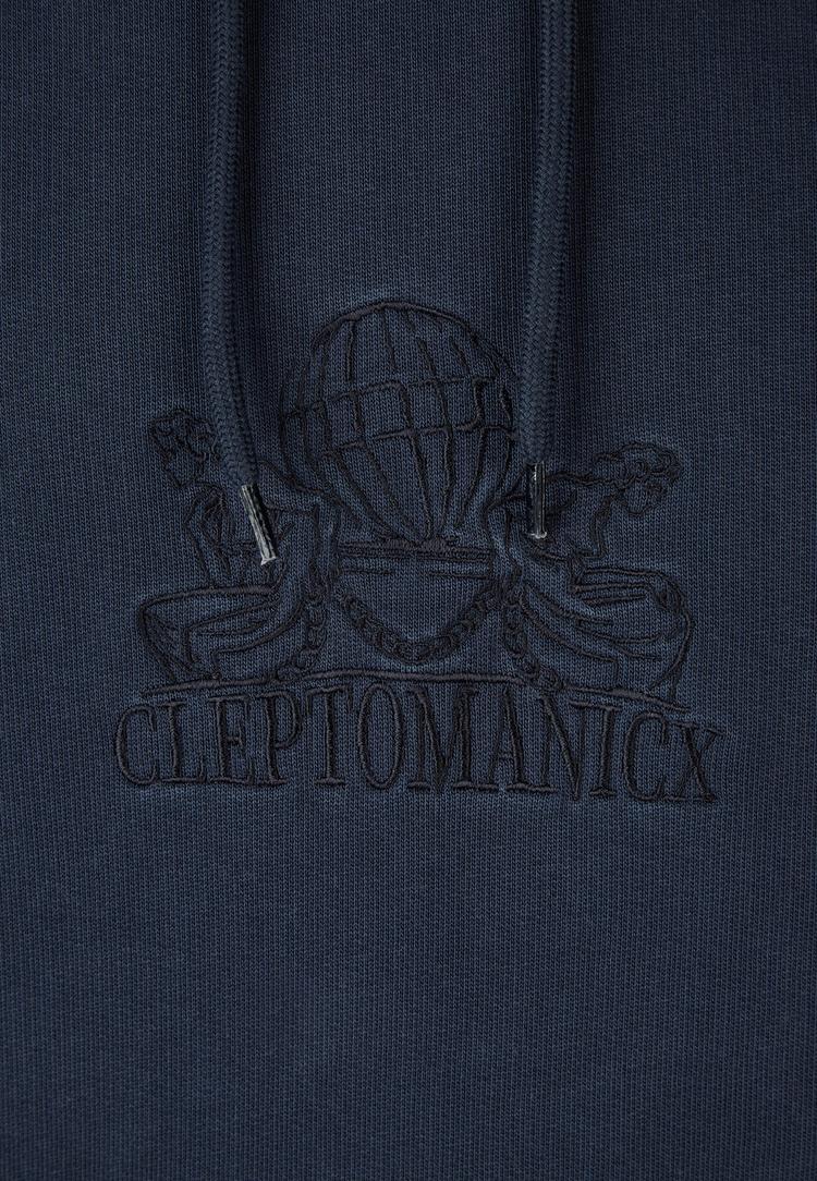 Cleptomanicx Cleptomanicx Boxy Hooded Residence Hoodie Herren - Sky Captain - 2 | SportScheck