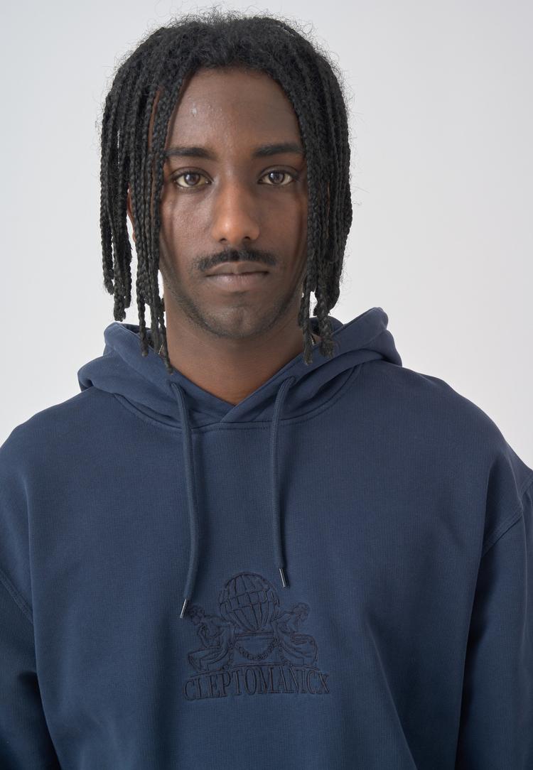 Cleptomanicx Cleptomanicx Boxy Hooded Residence Hoodie Herren - Sky Captain - 3 | SportScheck