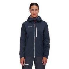 Rückansicht von Mammut Eiger Speed HS Hooded Hardshelljacke Damen night