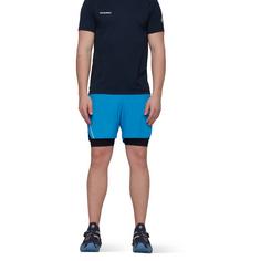 Rückansicht von Mammut Aenergy TR 2in1 Shorts Herren glacier blue-black