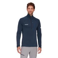 Rückansicht von Mammut Aenergy Light Half Zip Fleecepullover Herren marine