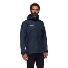 Rückansicht von Mammut Alto HS Hooded Hardshelljacke Herren marine