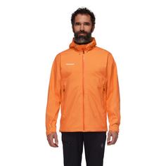 Rückansicht von Mammut GORE-TEX Convey Tour HS Hooded Hardshelljacke Herren tangerine