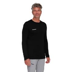 Rückansicht von Mammut Tree Wool FL Langarmshirt Herren black