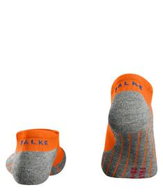 Rückansicht von Falke Füßlinge Laufsocken Herren Bright Orange (8930)