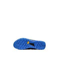 Rückansicht von Mammut Alnasca Knit III Low GTX Zustiegsschuhe Herren black-glacier blue