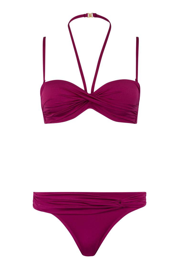 Lascana Lascana B&uuml;gel-Bandeau-Bikini Bikini Set Damen - beere - 9 | SportScheck